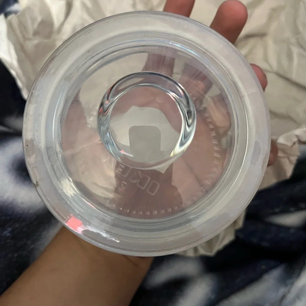 IKEA Transparent Glass Storage Jar